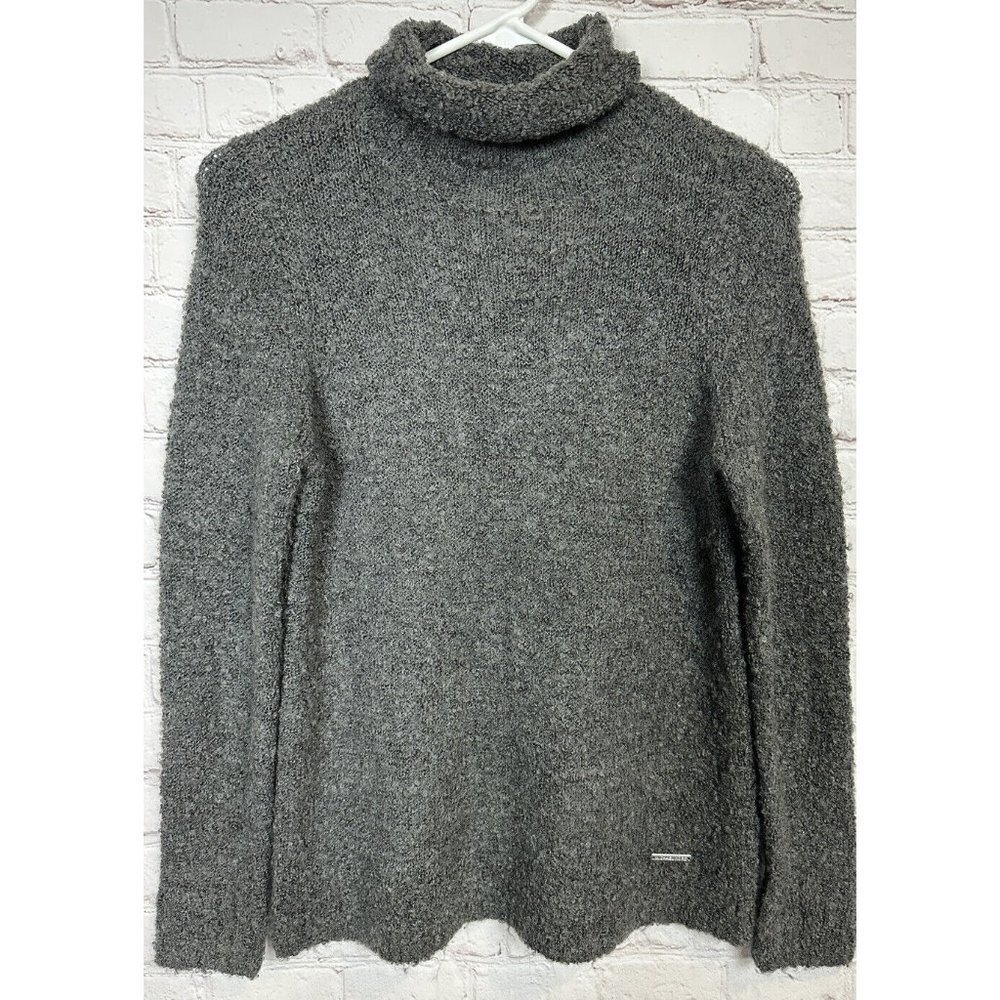Michael Kors Women's gray wool knit turtleneck sweater,‎ sz S, EUC